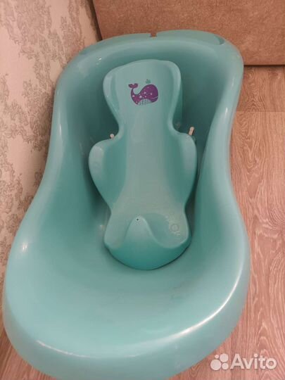 Ванночка для купания с горкой