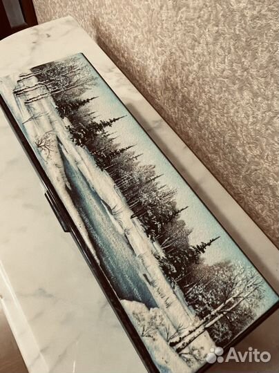 Шкатулка из натурального камня