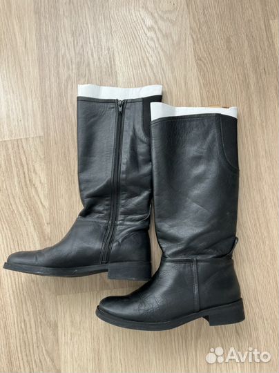 Сапоги Zara кожа