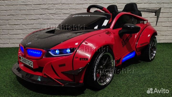 Детский электромобиль BMW G007GG красный