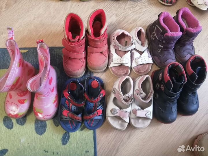 Обувь для девочки пакетами 23-36р