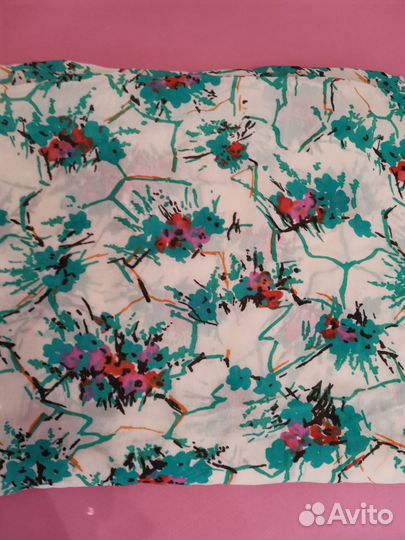 Крепдешин 1950х. Ткань