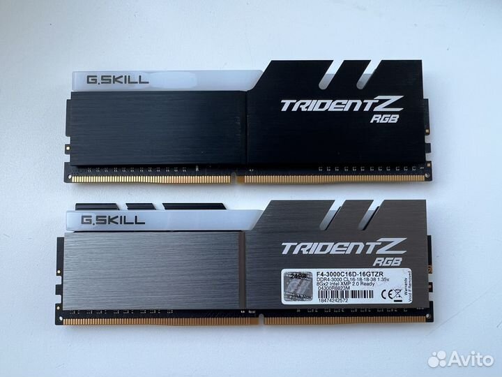 Оперативная память ddr4 g.skill Trident Z 8x2