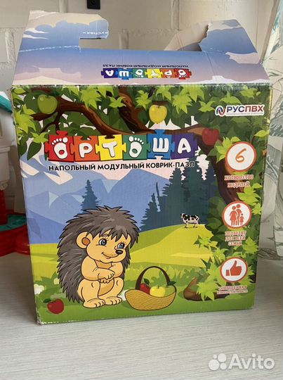 Детский коврик пазл ортоша