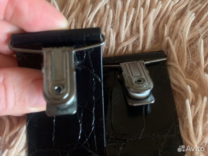 Max Mara кожаные подтяжки