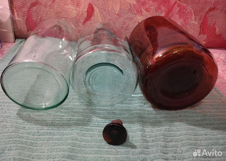 Бутыль стекло- 3 шт. / 5 литров / СССР