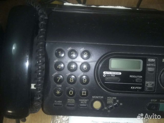 Телефон факс Panasonic KX-ft31rs