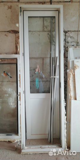 Балконный блок пвх бу