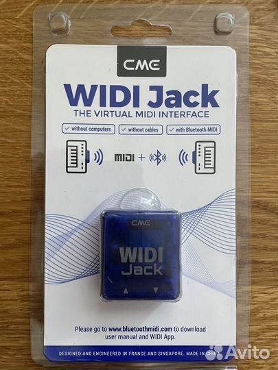 Беспроводной midi интерфейс widi Jack
