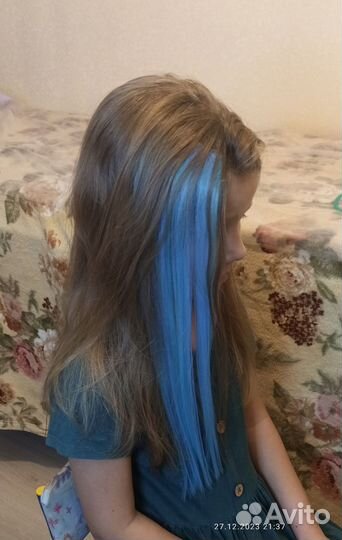 Цветные пряди для волос