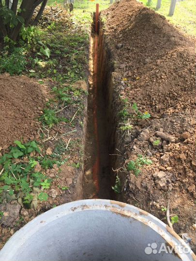 Канализация под ключ, скептик из бетонных колец