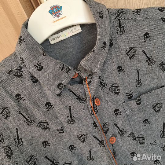 110-116 Стильная рубашка для мальчика