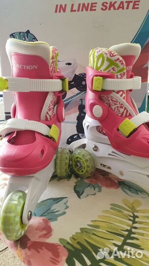 Роликовые коньки детские раздвижные