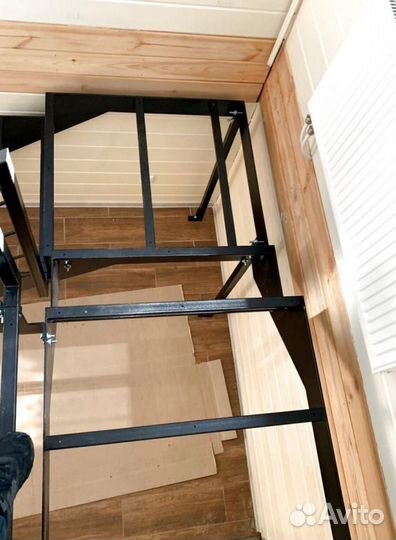 Лестницы на металлокаркасе под ключ