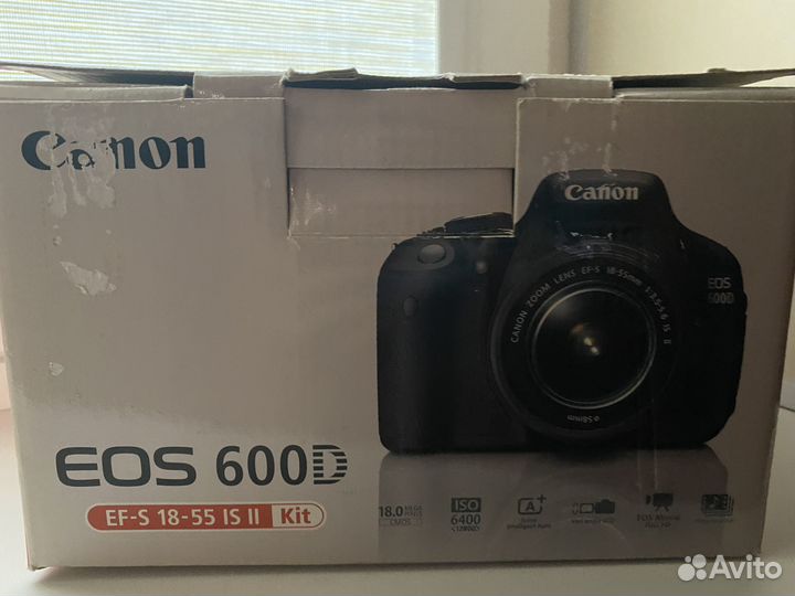 Canon eos 600d с объективом 18—55 mm