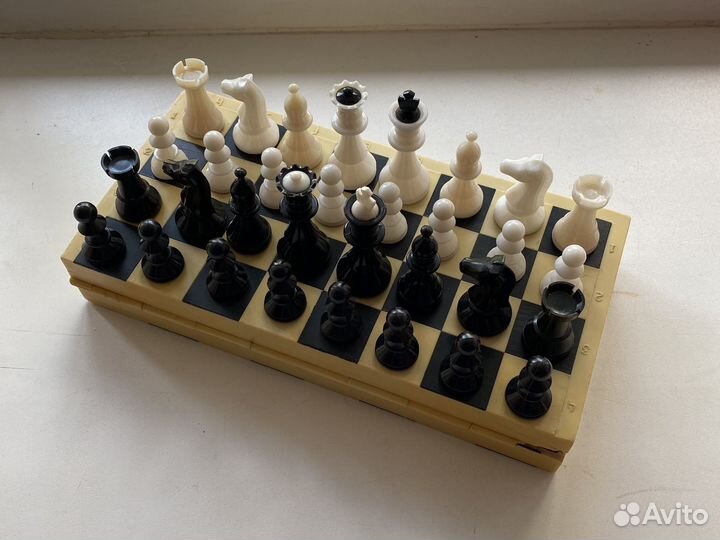 Шахматы СССР №19 карболитовые