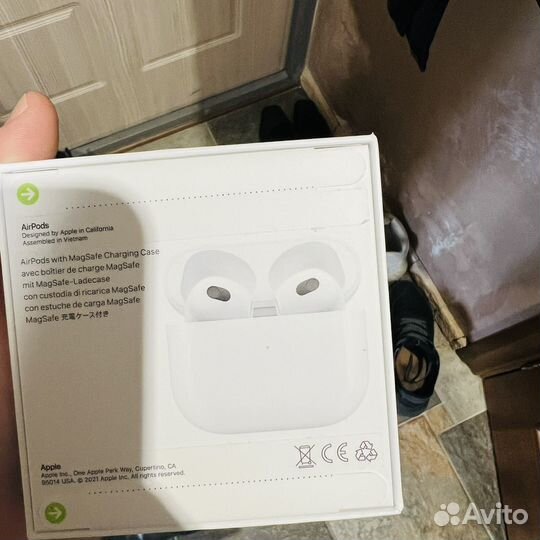 Беспроводные наушники apple airpods 3