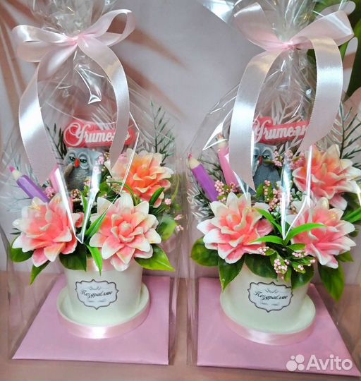 Букет из мыла ручной работы