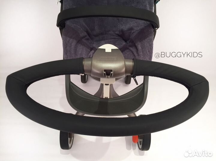 Кожаный чехол на руль stokke xplory