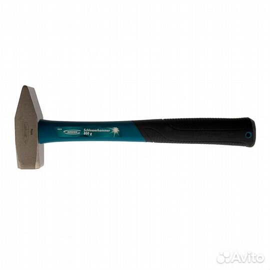 Молоток слесарный, 800 г, квадратный боек, фибергл
