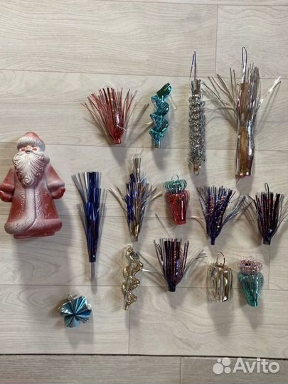 Дед мороз СССР ёлочные игрушки советские