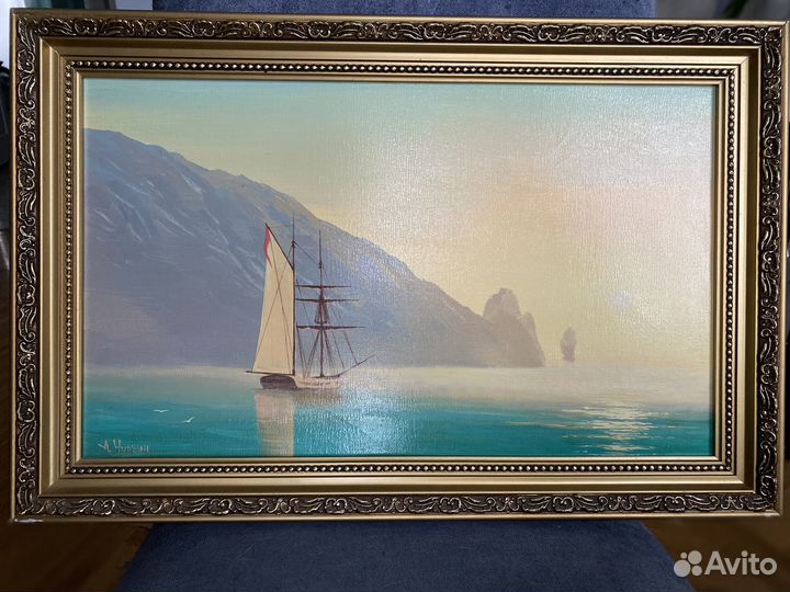 Картина морской пейзаж художника А. Чурзина