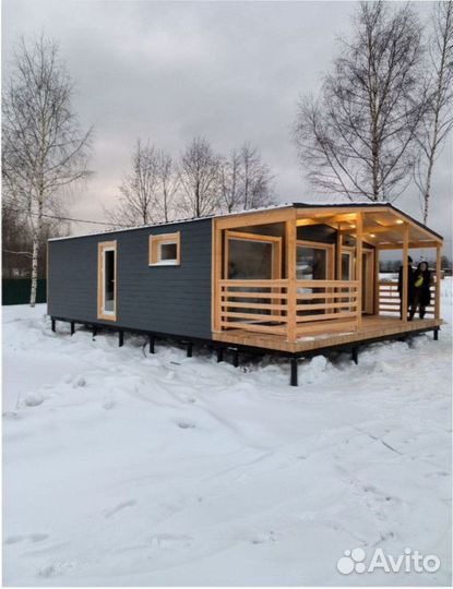 Каркасный теплый дом с доставкой 110 м кв, арт. бх-4684