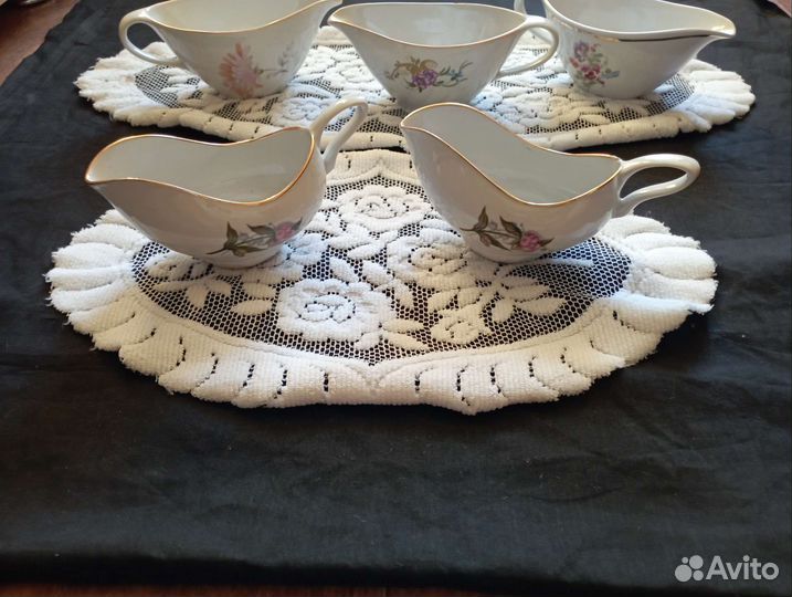 Соусники фарфор. Набор для специй СССР