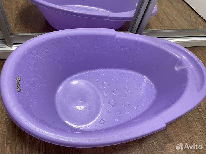 Ванночка для купания с горкой