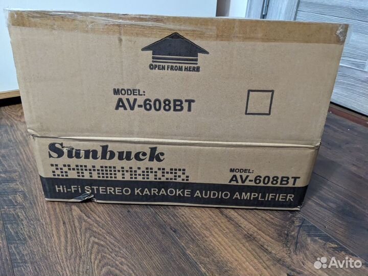 Новый ресивер sunbuck av-608bt 5.1