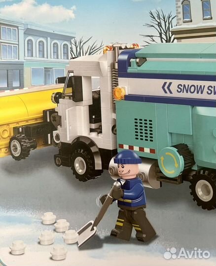 Конструктор Снегоуборочная машина Jiestar