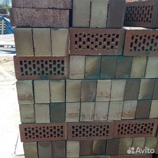 Кирпич облицовочный остатки