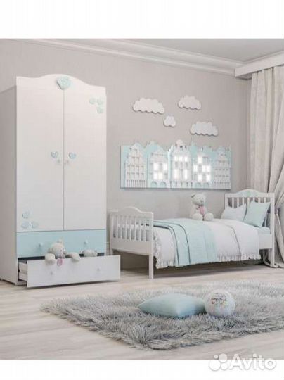 Комплект мебели шкаф комод кровать лилу