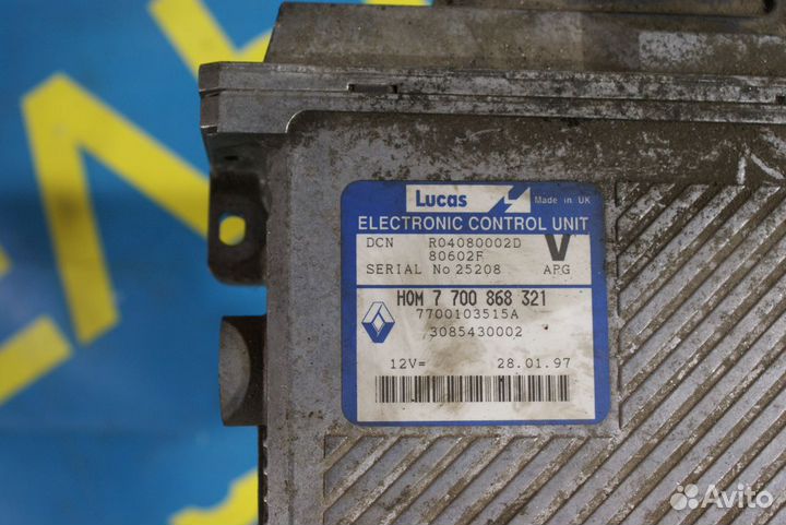 Блок управления двигателем Volvo S40