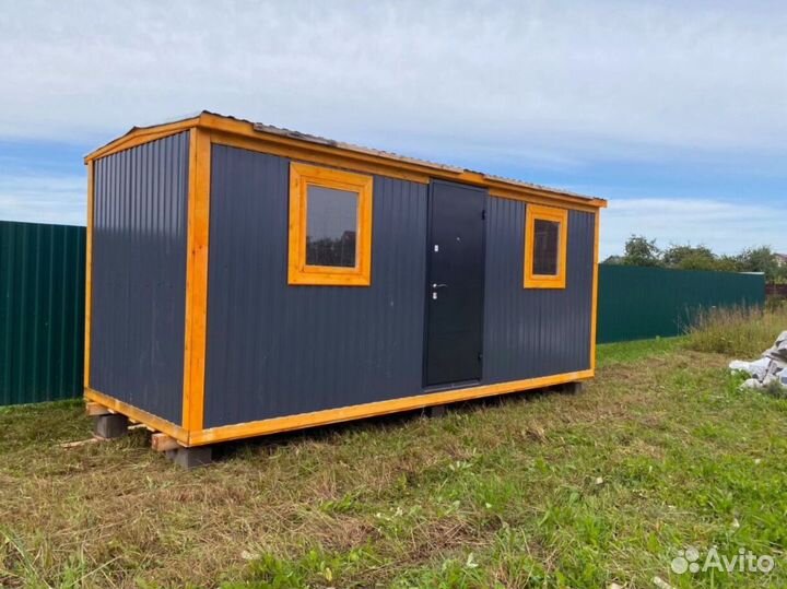 Хозблок деревянный дачный домик