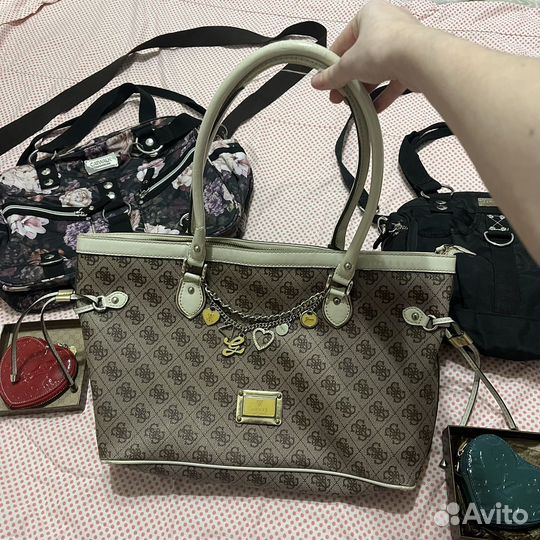 Винтажные сумки y2k catwalk ggl guess