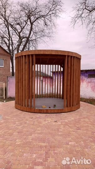 Пергола деревянная