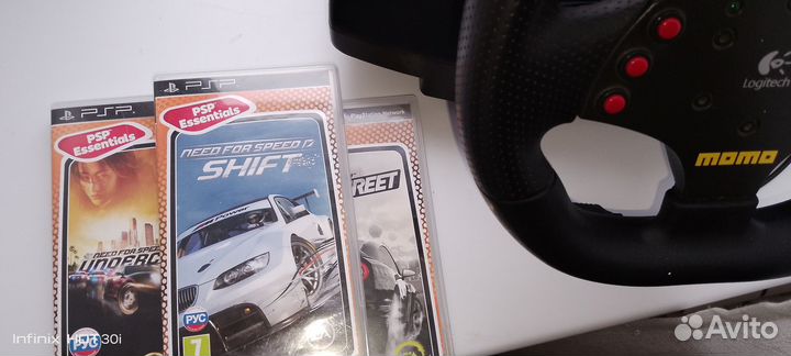 Need for Speed (PSP).Три Игры.Футляр,мануал