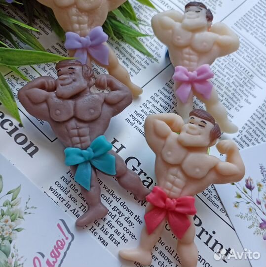 Мыло ручной работы Мачо подарок 8 марта