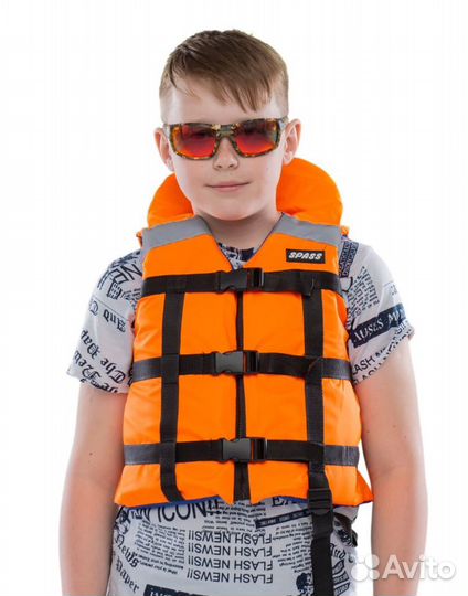 Детский спасательный жилет Юнга со свистком