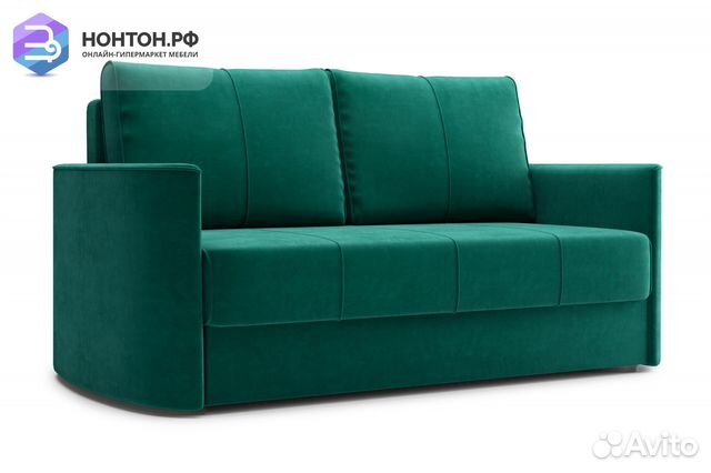 Диван еврокнижка Колибри изумрудный