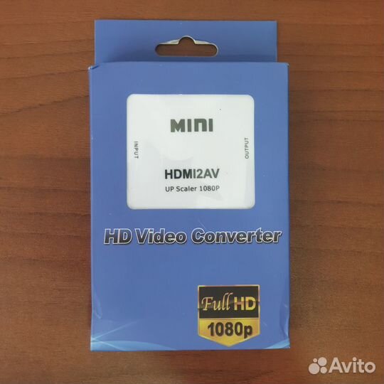 Конвертер hdmi на AV + аудио для монитора, PS3