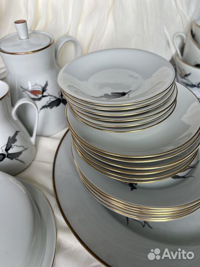 Кофейный сервиз ГДР Freiberger