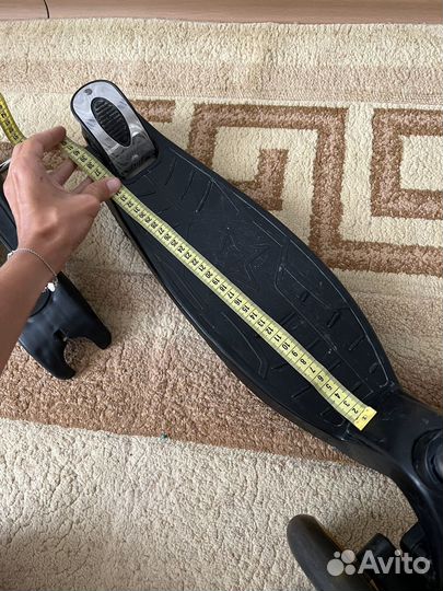 Самокат детский 3 в 1 с сидением черный