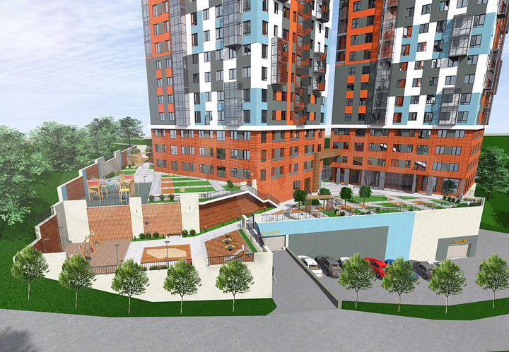 2-к. квартира, 65,4 м², 13/25 эт.
