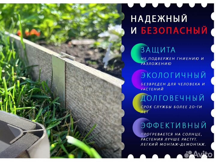 Грядка шиферная готовый комплект