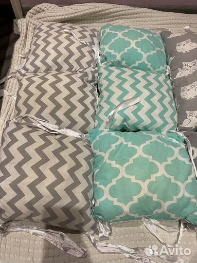 Бортики в детскую кроватку