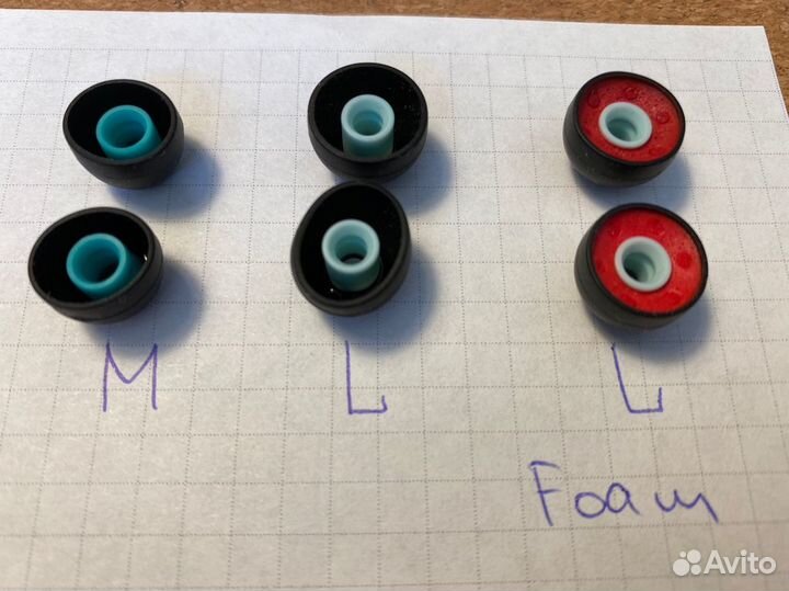 Aмбушюры Sony для вставных наушников