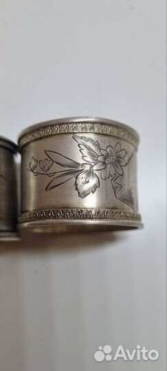 Кольца для салфеток серебро