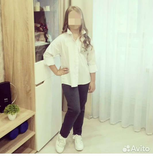 Рубашка школьная для девочки